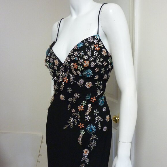 Mac Duggal 42006 Long Formal Beaded Prom Maxi Dress - Picture 7 of 9